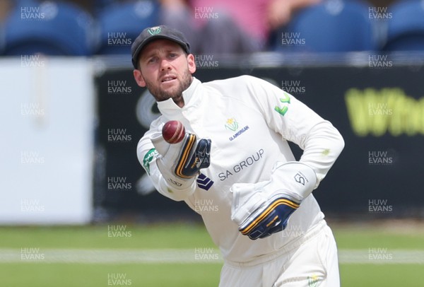 120622 - Glamorgan v Sussex, LV= County Championship, Division 2 - Chris Cooke of Glamorgan fields the ball