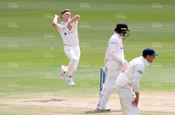 130622 - Glamorgan v Sussex - LV= County Championship - Division Two - Andrew Gorvin of Glamorgan bowling