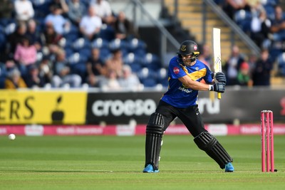 140625 - Glamorgan v Sussex - Vitality Blast - Harrison Ward of Sussex batting