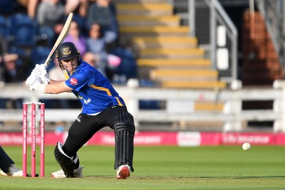 140625 - Glamorgan v Sussex - Vitality Blast - Jack Carson of Sussex batting