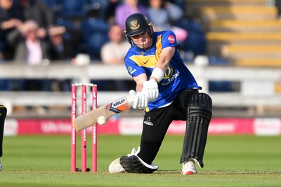 140625 - Glamorgan v Sussex - Vitality Blast - Jack Carson of Sussex batting