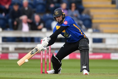 140625 - Glamorgan v Sussex - Vitality Blast - Jack Carson of Sussex batting