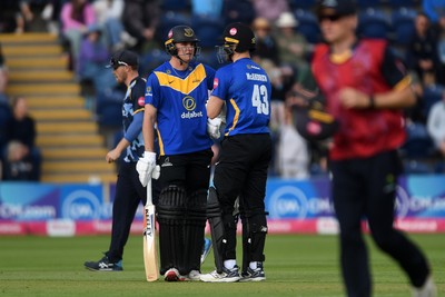 140625 - Glamorgan v Sussex - Vitality Blast - Jack Carson of Sussex batting