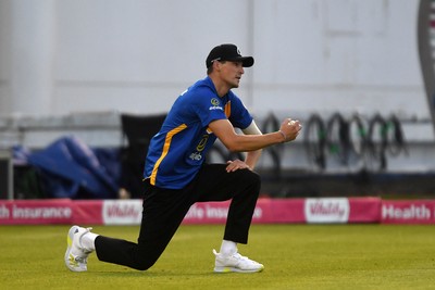 140625 - Glamorgan v Sussex - Vitality Blast - Henry Crocombe of Sussex catches the ball to dismiss Colin Ingram of Glamorgan