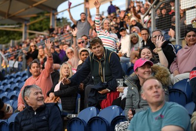140625 - Glamorgan v Sussex - Vitality Blast - Fans during the scatter blast
