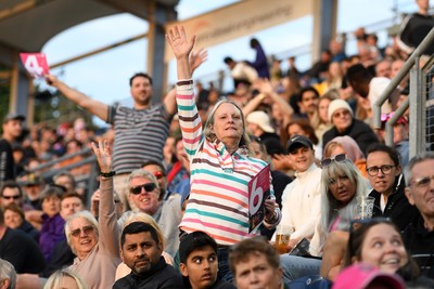 140625 - Glamorgan v Sussex - Vitality Blast - Fans during the scatter blast