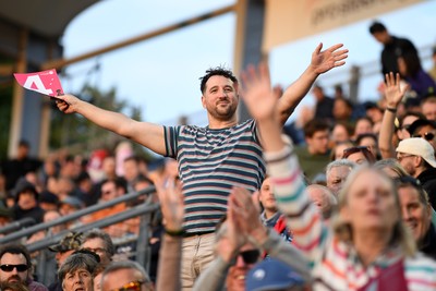 140625 - Glamorgan v Sussex - Vitality Blast - Fans during the scatter blast