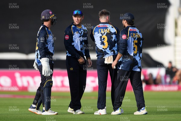 140625 - Glamorgan v Sussex - Vitality Blast - Colin Ingram of Glamorgan catches the ball to dismiss James Coles of Sussex