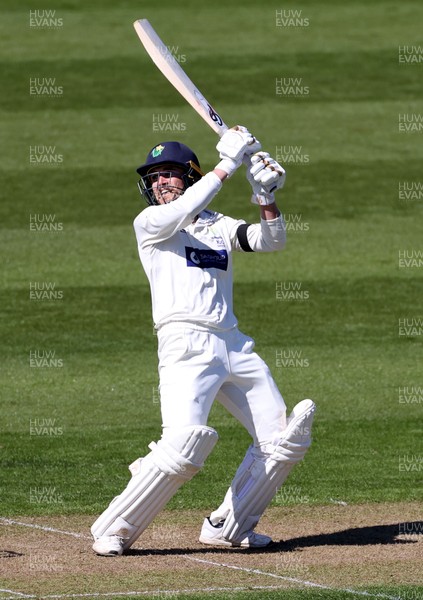 150421 - Glamorgan v Sussex - LV= County Championship - Kiran Carlson of Glamorgan batting