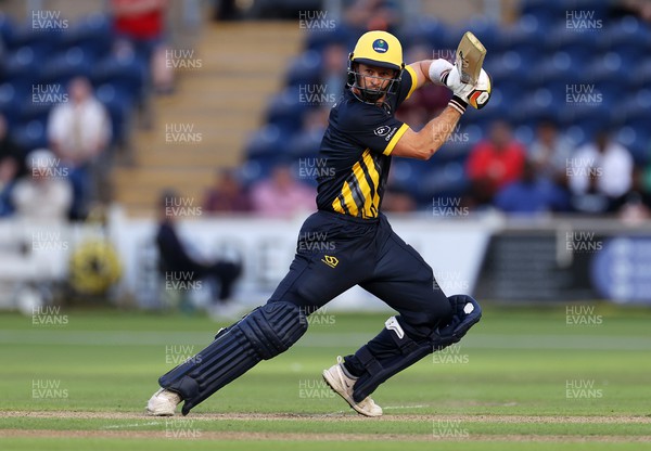 230623 - Glamorgan v Sussex - Vitality T20 Blast - Cameron Fletcher of Glamorgan batting