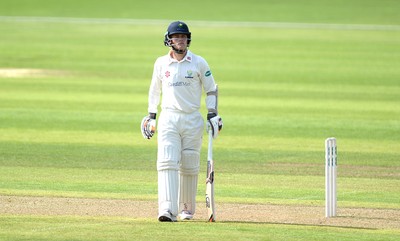 230816 - Glamorgan v Sussex - Specsavers County Championship -Owen Morgan of Glamorgan