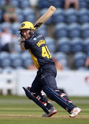 260819 - Glamorgan v Sussex Sharks - Vitality T20 Blast - Colin Ingram of Glamorgan batting