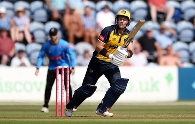 260819 - Glamorgan v Sussex Sharks - Vitality T20 Blast - Colin Ingram of Glamorgan batting