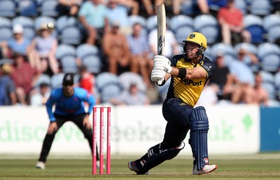 260819 - Glamorgan v Sussex Sharks - Vitality T20 Blast - Colin Ingram of Glamorgan batting