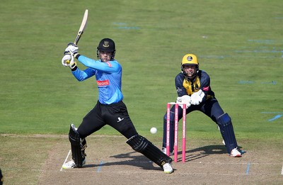 260819 - Glamorgan v Sussex Sharks - Vitality T20 Blast - Alex Carey of Sussex batting