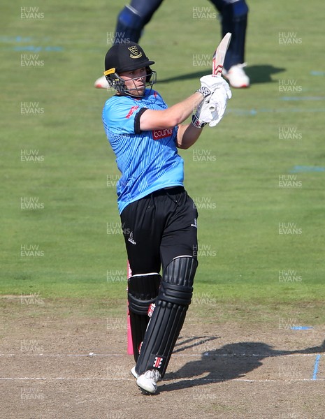 260819 - Glamorgan v Sussex Sharks - Vitality T20 Blast - Phil Salt of Sussex batting