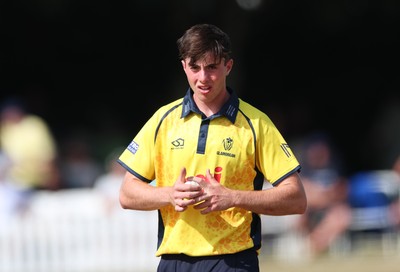 220726 - Glamorgan v Sussex Sharks, Metro Bank One Day Cup - Romano Franco of Glamorgan