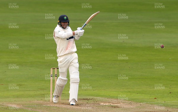 070920 - Glamorgan Cricket v Warwickshire - Bob Willis Trophy - Timm van der Gugten of Glamorgan batting