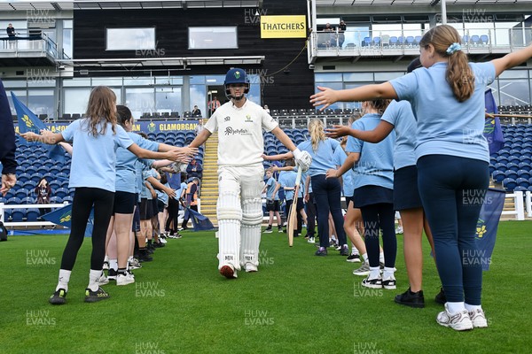 080926 - Glamorgan v Warwickshire - Rothesay County Championship - Jack Hope-Bell of Glamorgan makes his first class debut