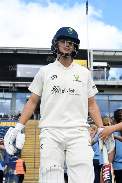 080926 - Glamorgan v Warwickshire - Rothesay County Championship - Jack Hope-Bell of Glamorgan makes his first class debut