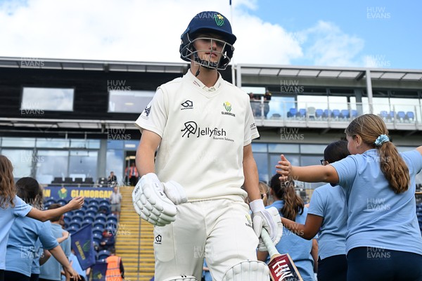 080926 - Glamorgan v Warwickshire - Rothesay County Championship - Jack Hope-Bell of Glamorgan makes his first class debut