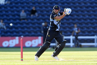 030726 - Glamorgan v Warwickshire Bears - Vitality Blast Men - Will Smale of Glamorgan batting