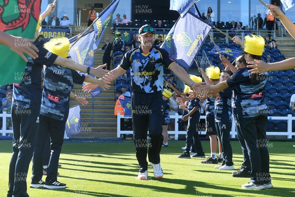 030726 - Glamorgan v Warwickshire Bears - Vitality Blast Men - Dan Douthwaite of Glamorgan