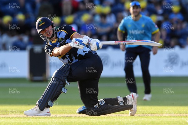 030726 - Glamorgan v Warwickshire Bears - Vitality Blast Men - Will Smale of Glamorgan batting