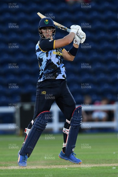 030726 - Glamorgan v Warwickshire Bears - Vitality Blast Men - Asa Tribe of Glamorgan batting