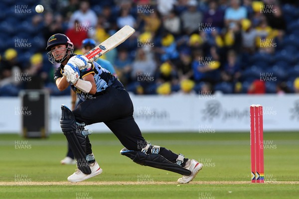 030726 - Glamorgan v Warwickshire Bears - Vitality Blast Men - Will Smale of Glamorgan batting
