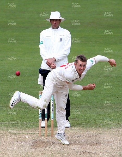 010719 - Glamorgan v Worcestershire - Specsavers County Championship Division Two - Marnus Labuschagne of Glamorgan bowling