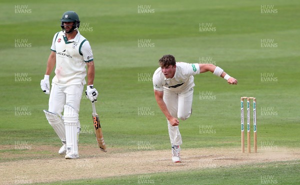 010719 - Glamorgan v Worcestershire - Specsavers County Championship Division Two - Dan Douthwaite of Glamorgan bowling