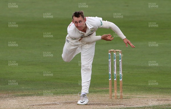 020719 - Glamorgan v Worcestershire - Specsavers County Championship Division Two - Marnus Labuschagne of Glamorgan bowling