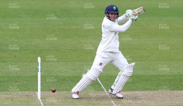 140417 - Glamorgan v Worcestershire - Specsavers County Championship Division Two - Kiran Carlson of Glamorgan batting