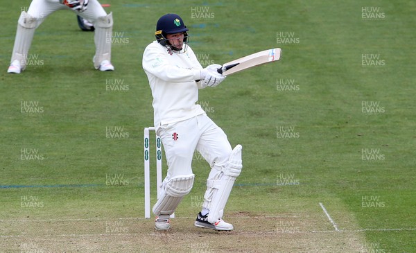 140417 - Glamorgan v Worcestershire - Specsavers County Championship Division Two - Lukas Carey of Glamorgan batting