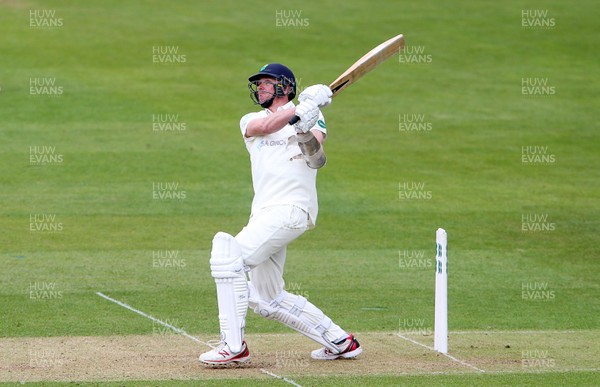 140417 - Glamorgan v Worcestershire - Specsavers County Championship Division Two - Michael Hogan of Glamorgan batting