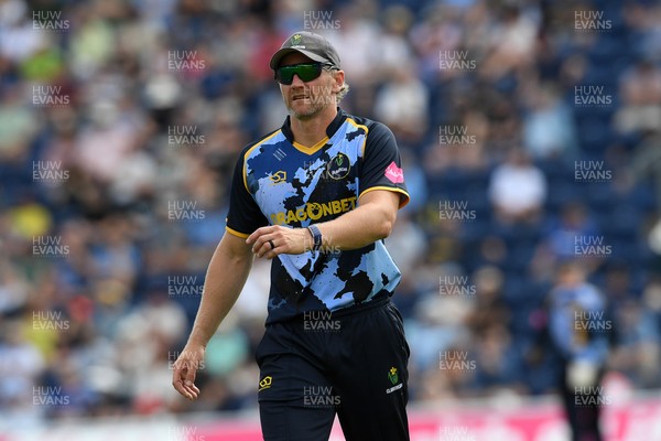 050726 - Glamorgan v Worcestershire Rapids - Vitality Blast Men - Timm Van Der Gugten of Glamorgan