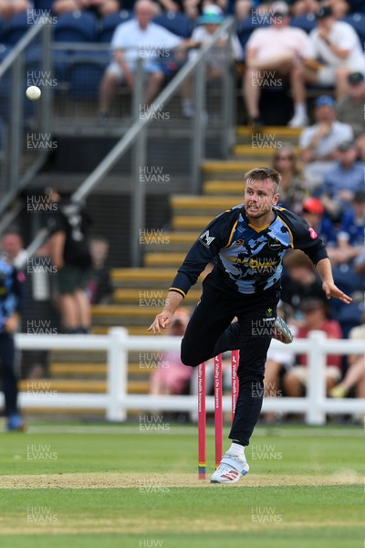 050726 - Glamorgan v Worcestershire Rapids - Vitality Blast Men - Mason Crane of Glamorgan