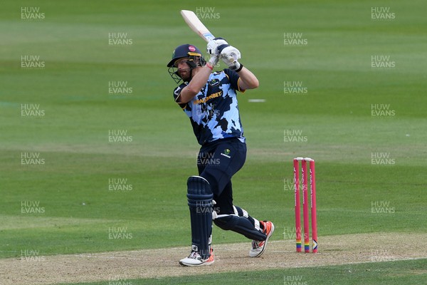 050726 - Glamorgan v Worcestershire Rapids - Vitality Blast Men - Nathan McAndrew of Glamorgan batting