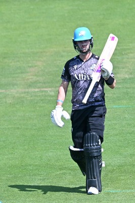 090826 - Glamorgan v Worcestershire Rapids - Metro Bank One Day Cup Men - Jake Libby of Worcestershire hits 50
