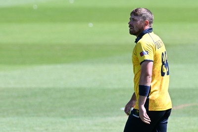 090826 - Glamorgan v Worcestershire Rapids - Metro Bank One Day Cup Men - Dan Douthwaite of Glamorgan