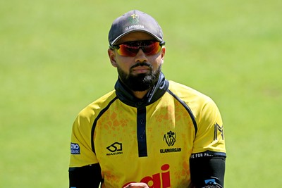 090826 - Glamorgan v Worcestershire Rapids - Metro Bank One Day Cup Men - Zain Ul Hassan of Glamorgan
