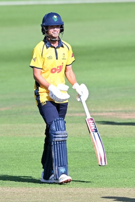 090826 - Glamorgan v Worcestershire Rapids - Metro Bank One Day Cup Men - Jack Hope-Bell of Glamorgan