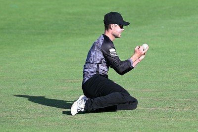 090826 - Glamorgan v Worcestershire Rapids - Metro Bank One Day Cup Men - Jake Libby of Worcestershire catches the ball to dismiss Callum Nicholls of Glamorgan