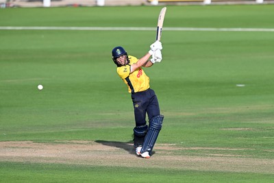 090826 - Glamorgan v Worcestershire Rapids - Metro Bank One Day Cup Men - Andy Gorvin of Glamorgan batting