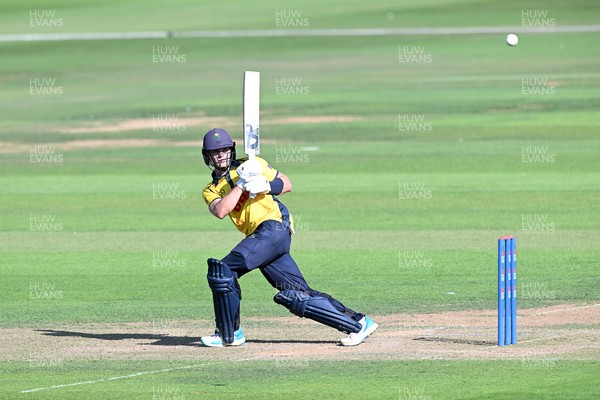090826 - Glamorgan v Worcestershire Rapids - Metro Bank One Day Cup Men - Callum Nicholls of Glamorgan batting