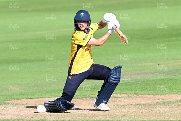 090826 - Glamorgan v Worcestershire Rapids - Metro Bank One Day Cup Men - Jack Hope-Bell of Glamorgan batting