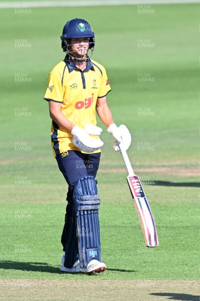 090826 - Glamorgan v Worcestershire Rapids - Metro Bank One Day Cup Men - Jack Hope-Bell of Glamorgan