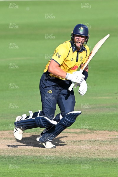 090826 - Glamorgan v Worcestershire Rapids - Metro Bank One Day Cup Men - Timm Van Der Gugten of Glamorgan batting