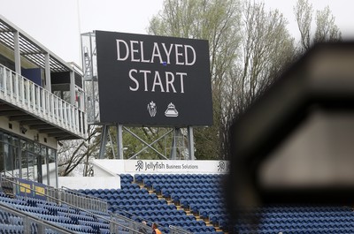 030426 - Glamorgan v Yorkshire - Rothesay County Championship Division One - Rain delays play at Sophia Gardens